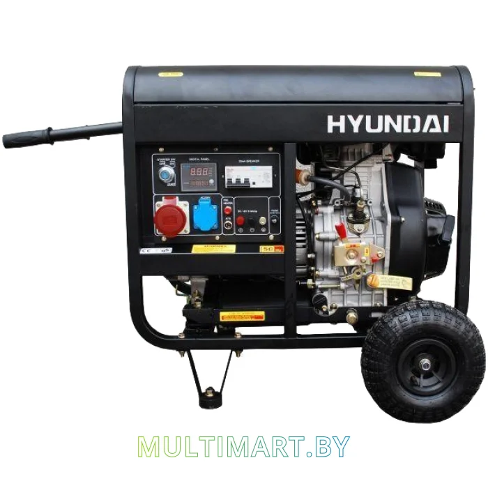 Дизельный генератор Hyundai DHY 8000LE-3